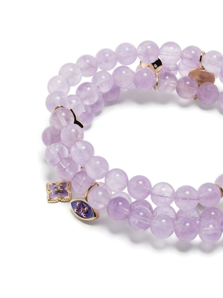 14kt Yellow Gold & Amethyst Wrap Bracelet