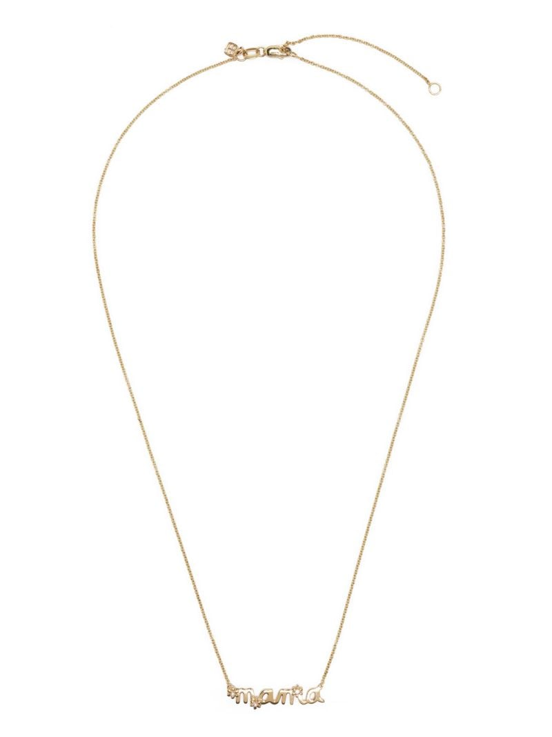 14k Yellow Gold Mama Daisy Necklace
