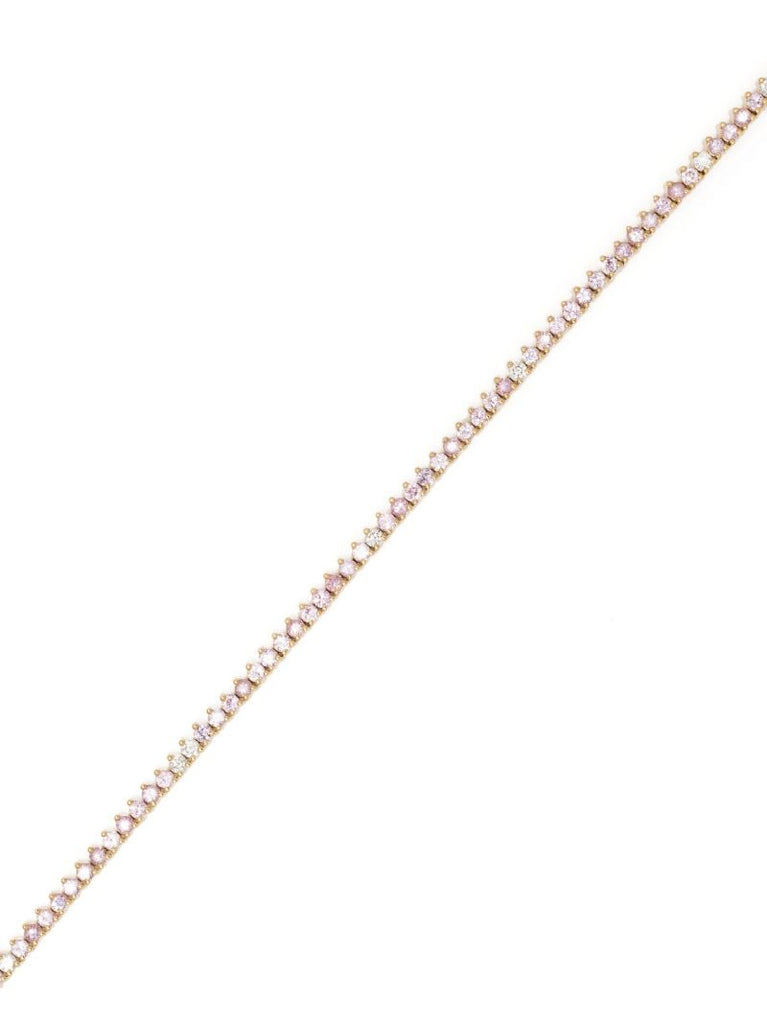 14k Yellow Gold Sapphire and Diamond Bracelet