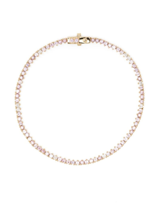 14k Yellow Gold Sapphire and Diamond Bracelet