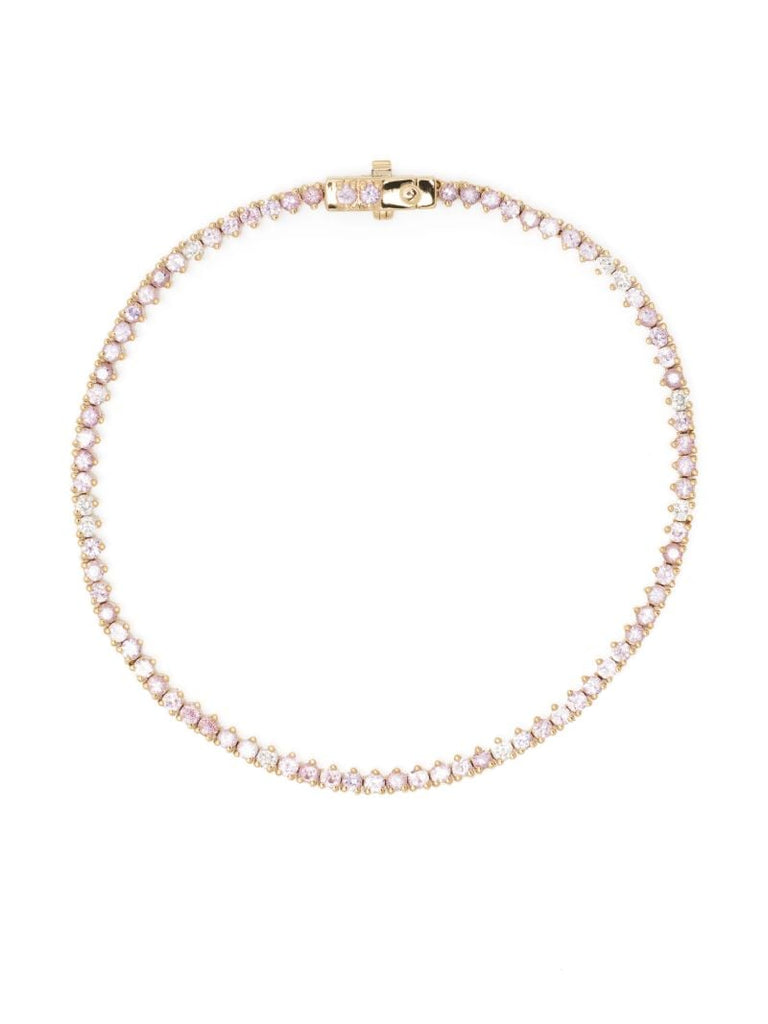 14k Yellow Gold Sapphire and Diamond Bracelet