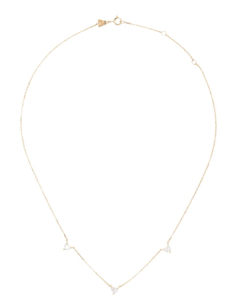 14k Yellow Gold Love Diamond Necklace