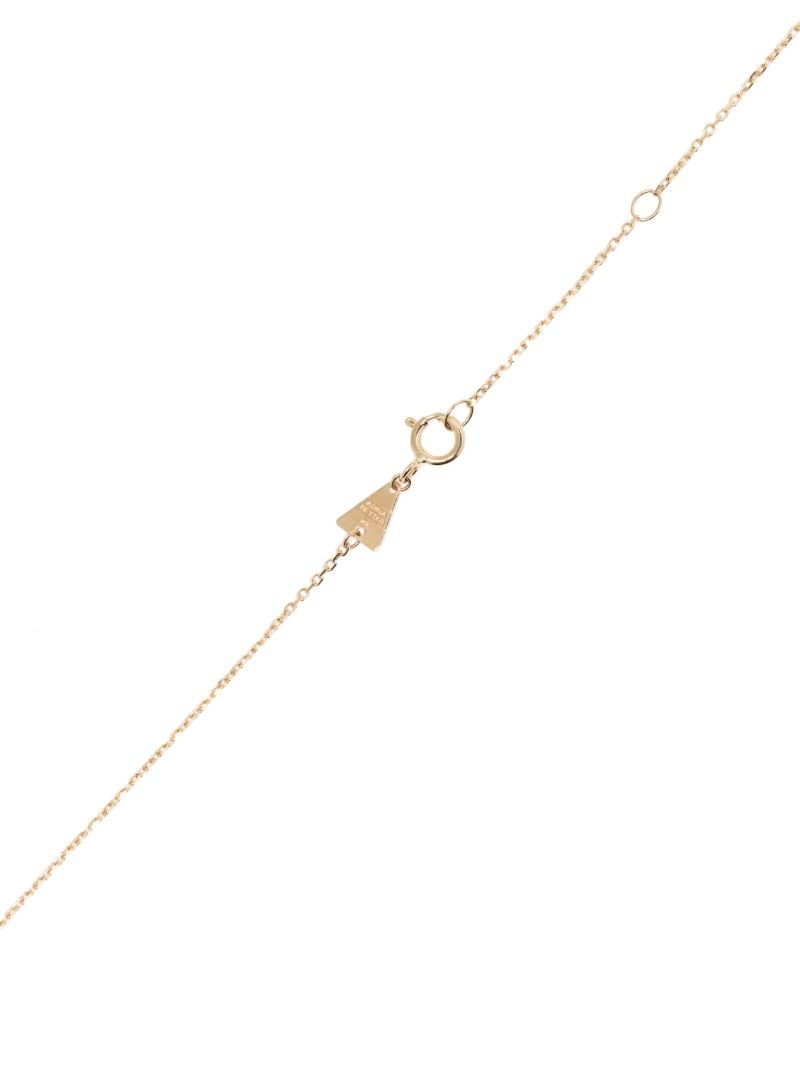 14k Yellow Gold Love Diamond Necklace
