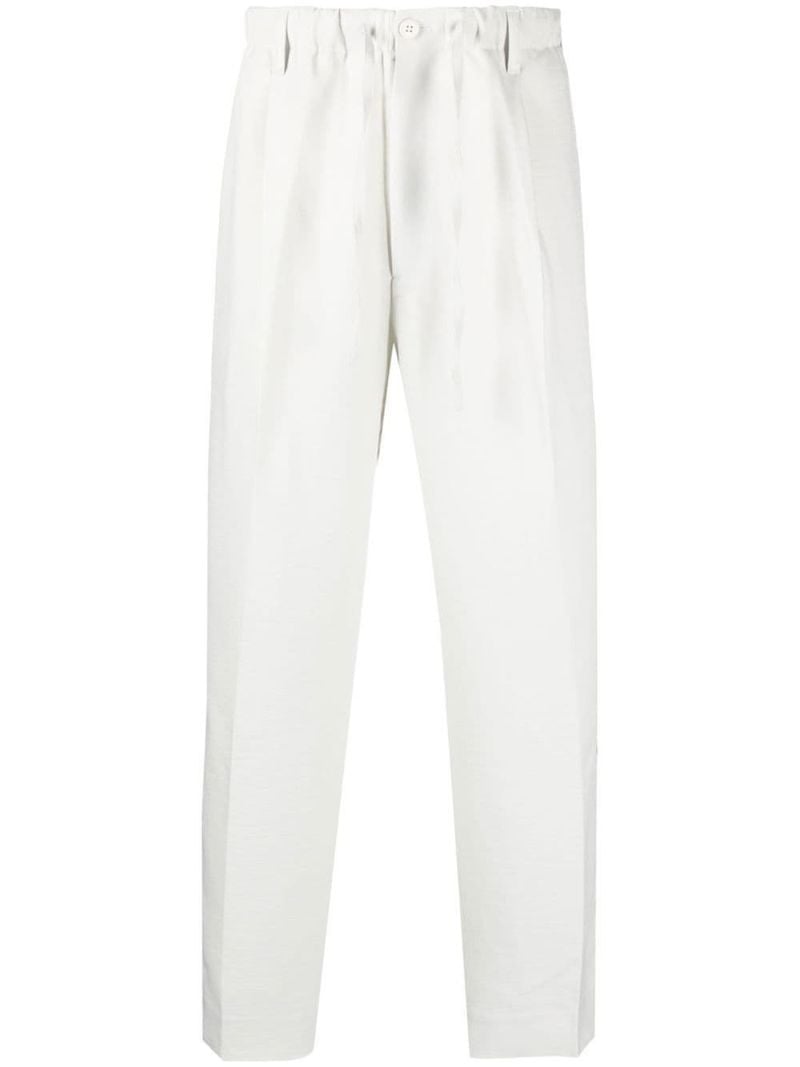 Grey Side Stripe Track Pants