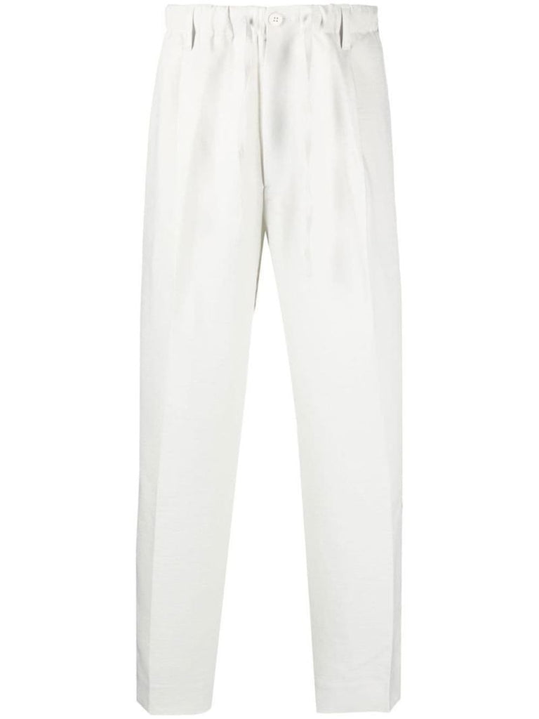 Grey Side Stripe Track Pants