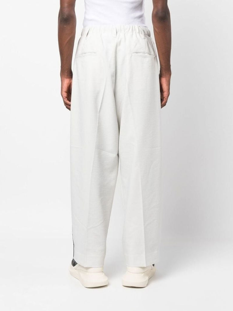 Grey Side Stripe Track Pants