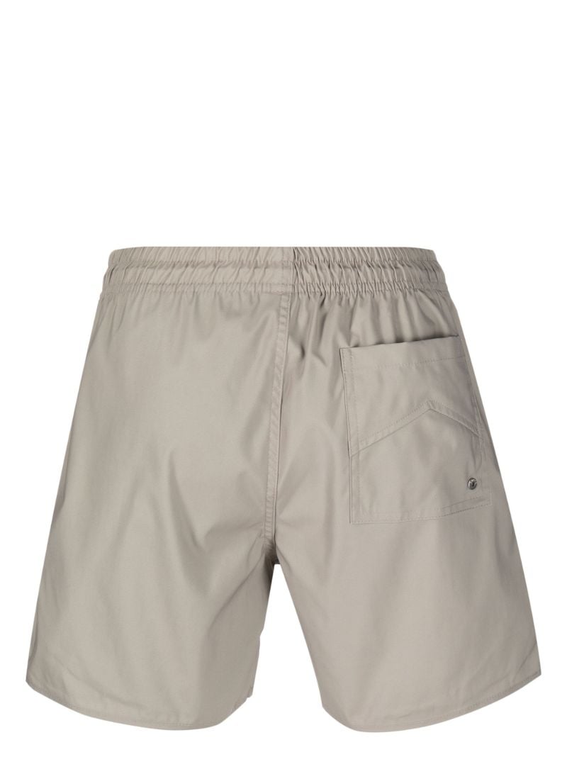 Neutral Logo-print Swim Shorts