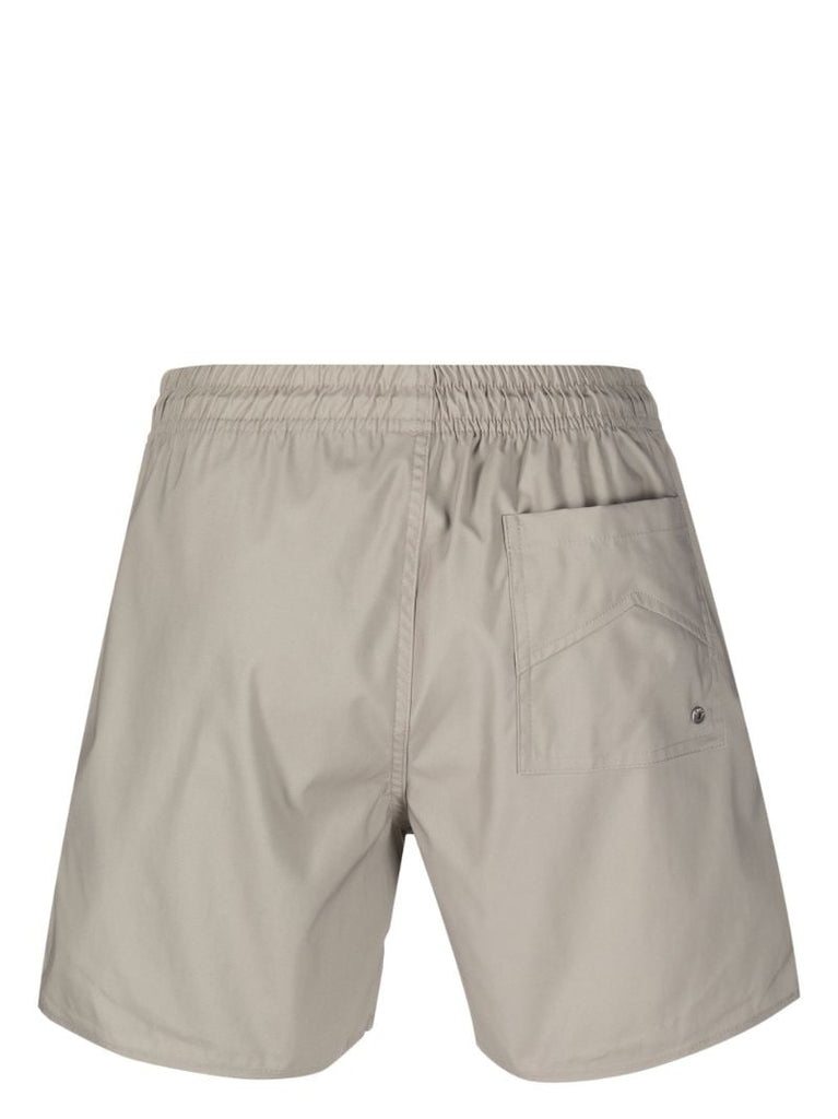 Neutral Logo-print Swim Shorts