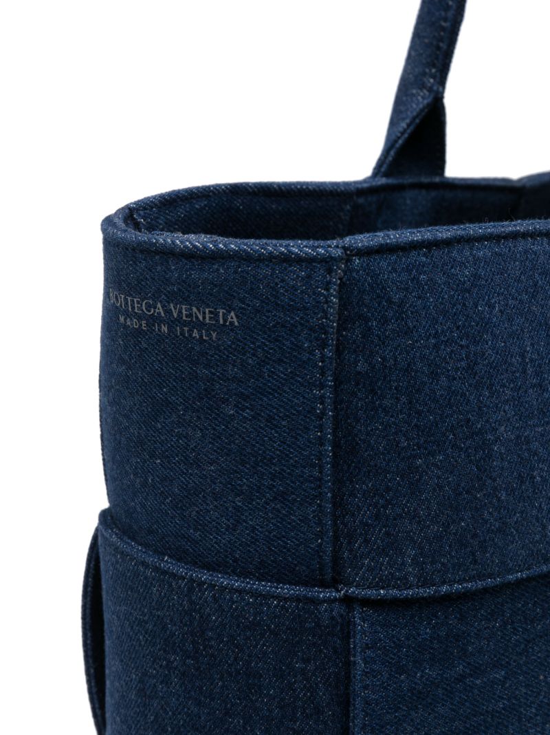 Blue Large Arco Denim Tote Bag