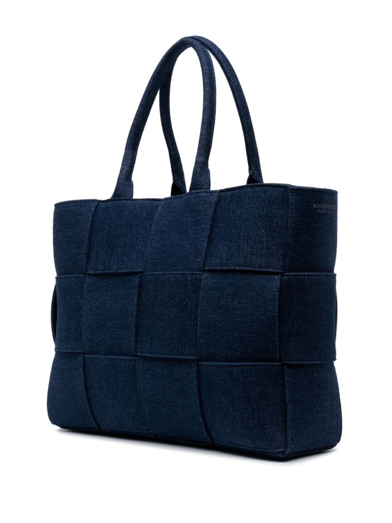 Blue Large Arco Denim Tote Bag
