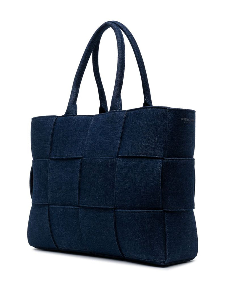 Blue Large Arco Denim Tote Bag