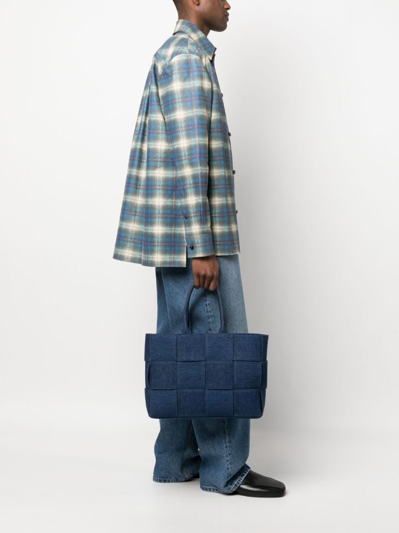 Blue Large Arco Denim Tote Bag