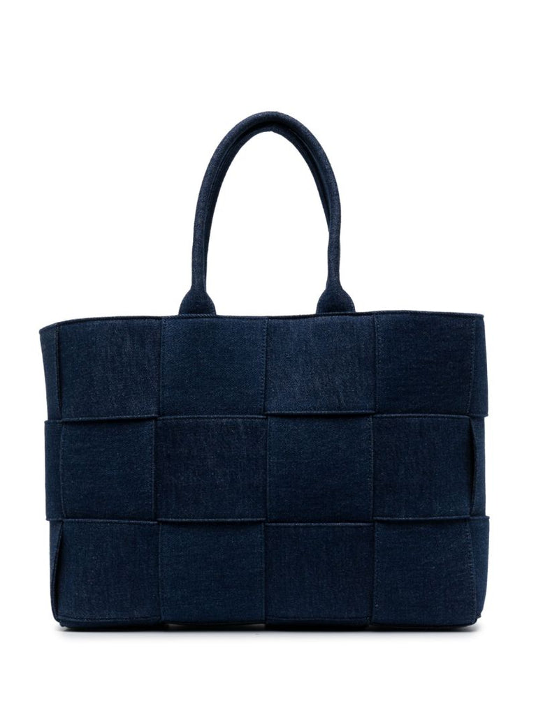 Blue Large Arco Denim Tote Bag