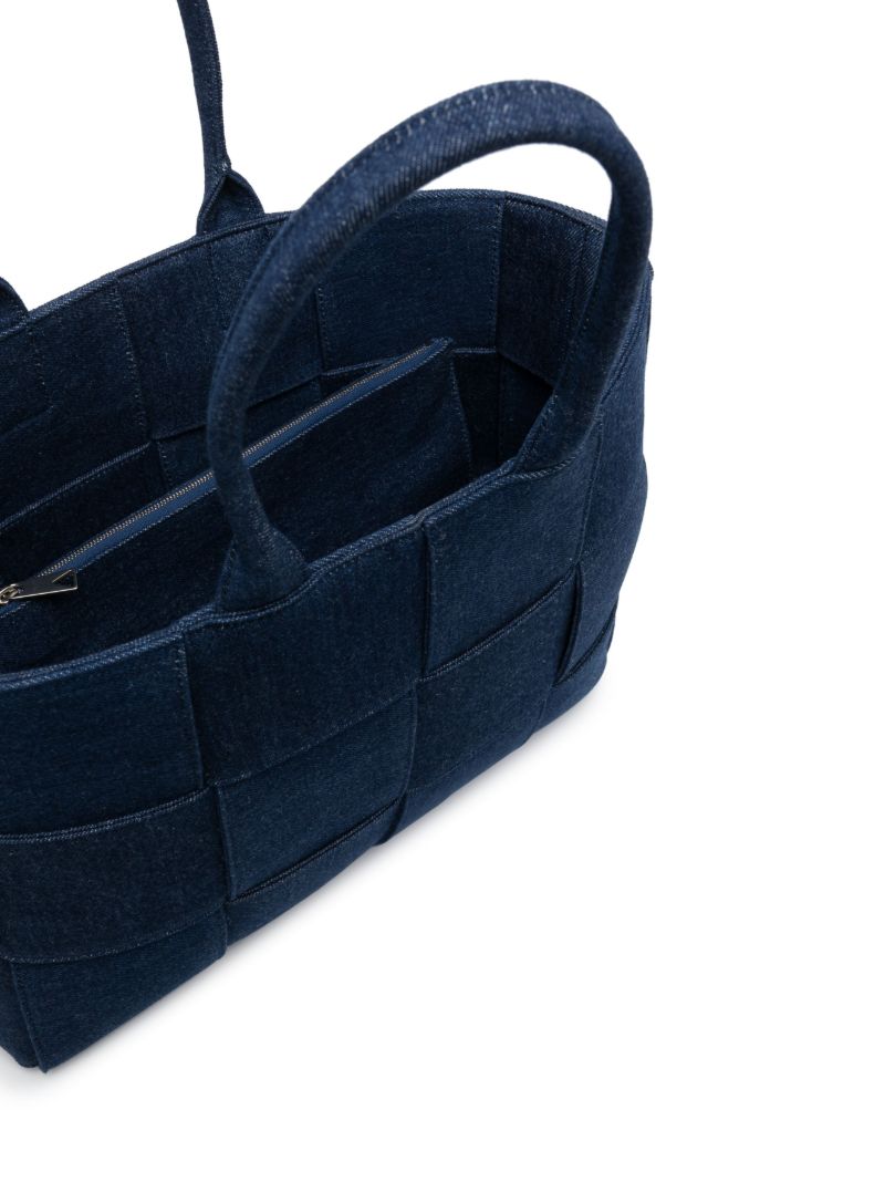Blue Large Arco Denim Tote Bag
