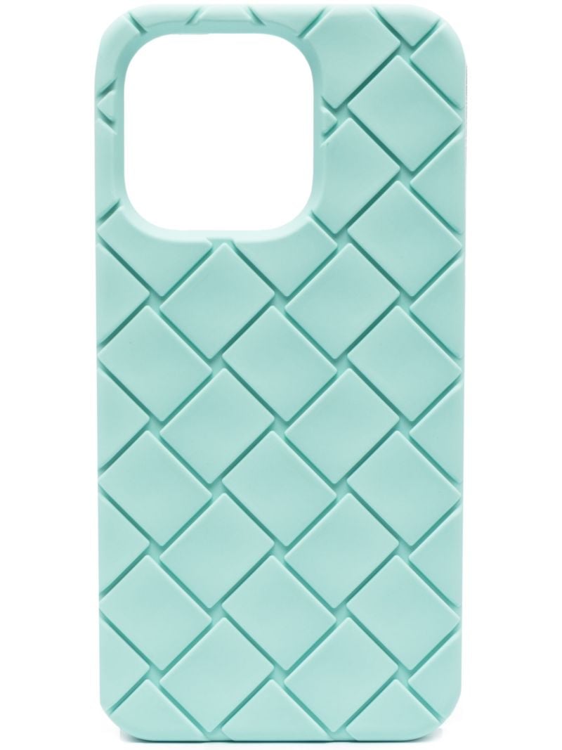 Blue Rubber Iphone 14 Case