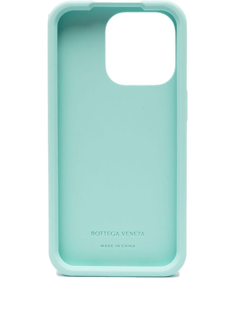 Blue Rubber Iphone 14 Case
