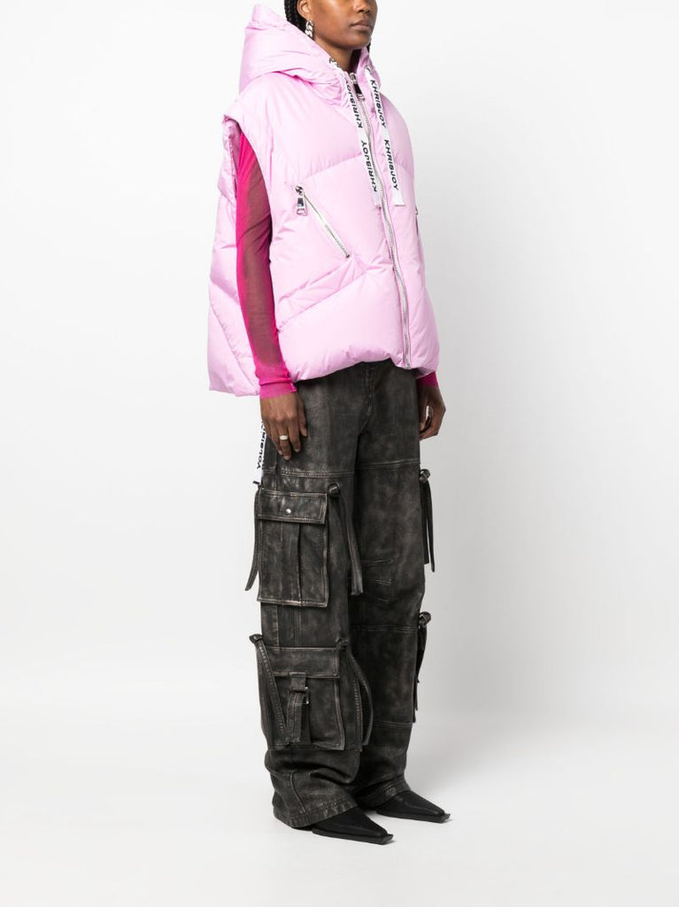 Pink Puff Icon Padded Gilet