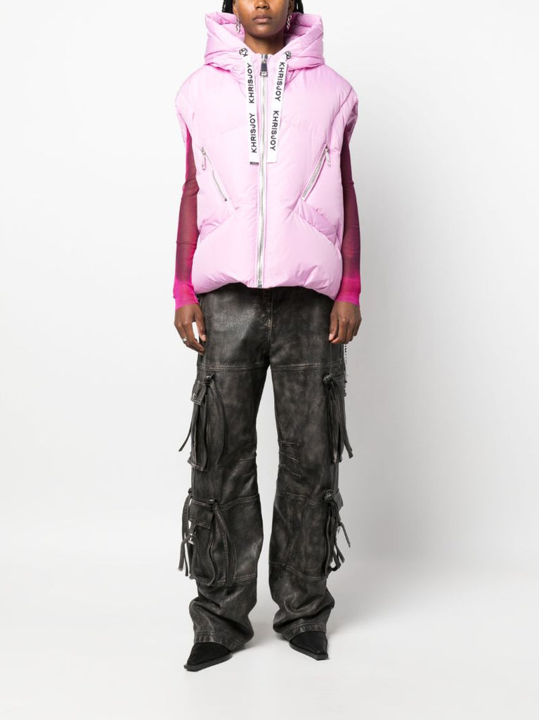Pink Puff Icon Padded Gilet