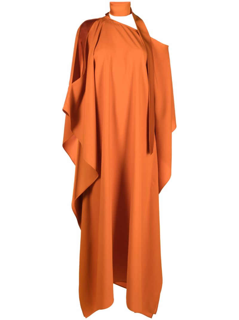 Orange Barths Asymmetric Dress