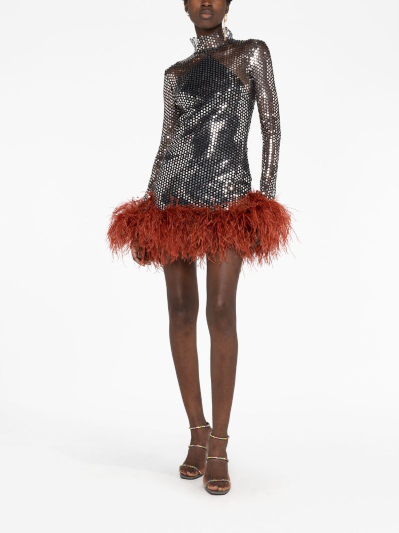 Silver Williams Sequin-embellished Mini Dress