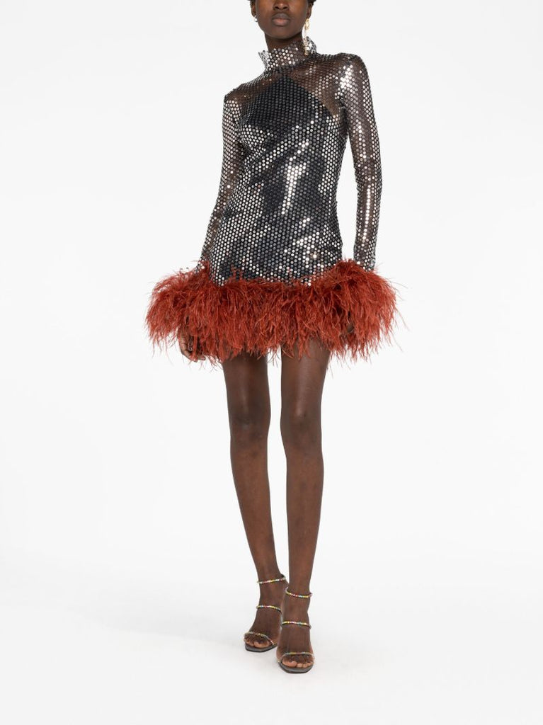 Silver Williams Sequin-embellished Mini Dress