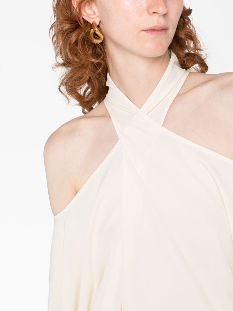 White Fringe Detail Dress