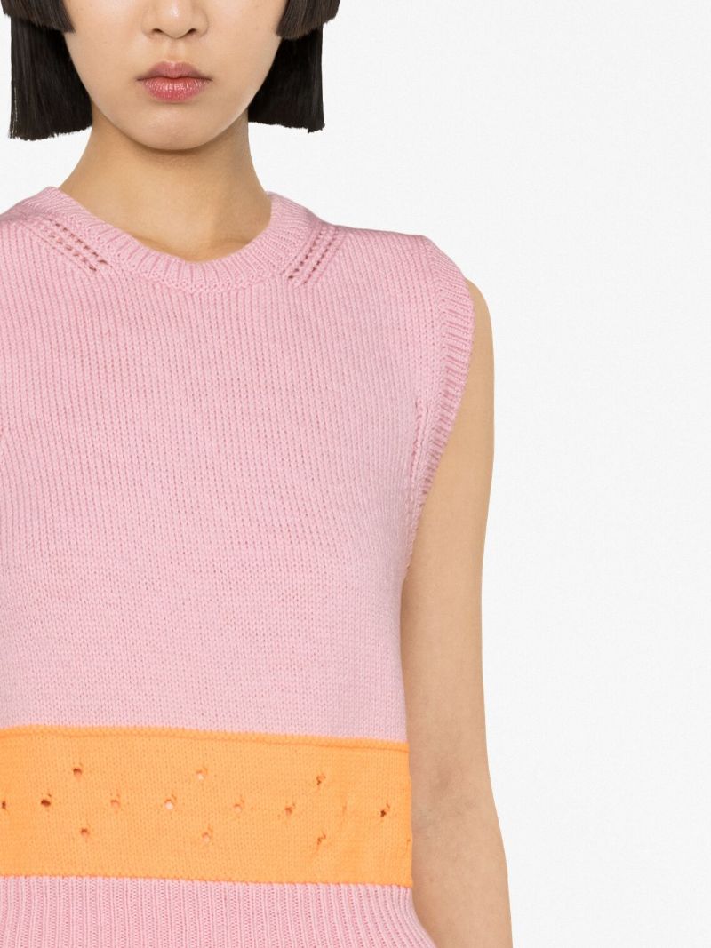 Pink Romy Wool Vest