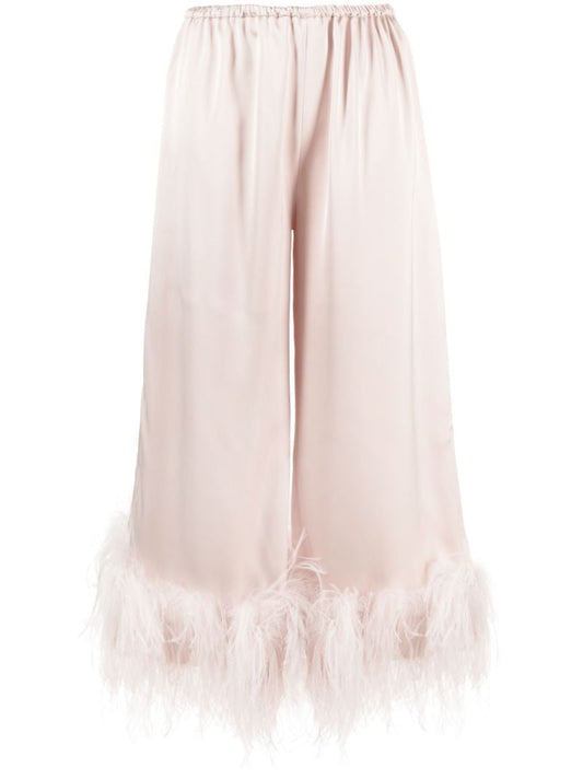Pink Mandrake Cropped Trousers