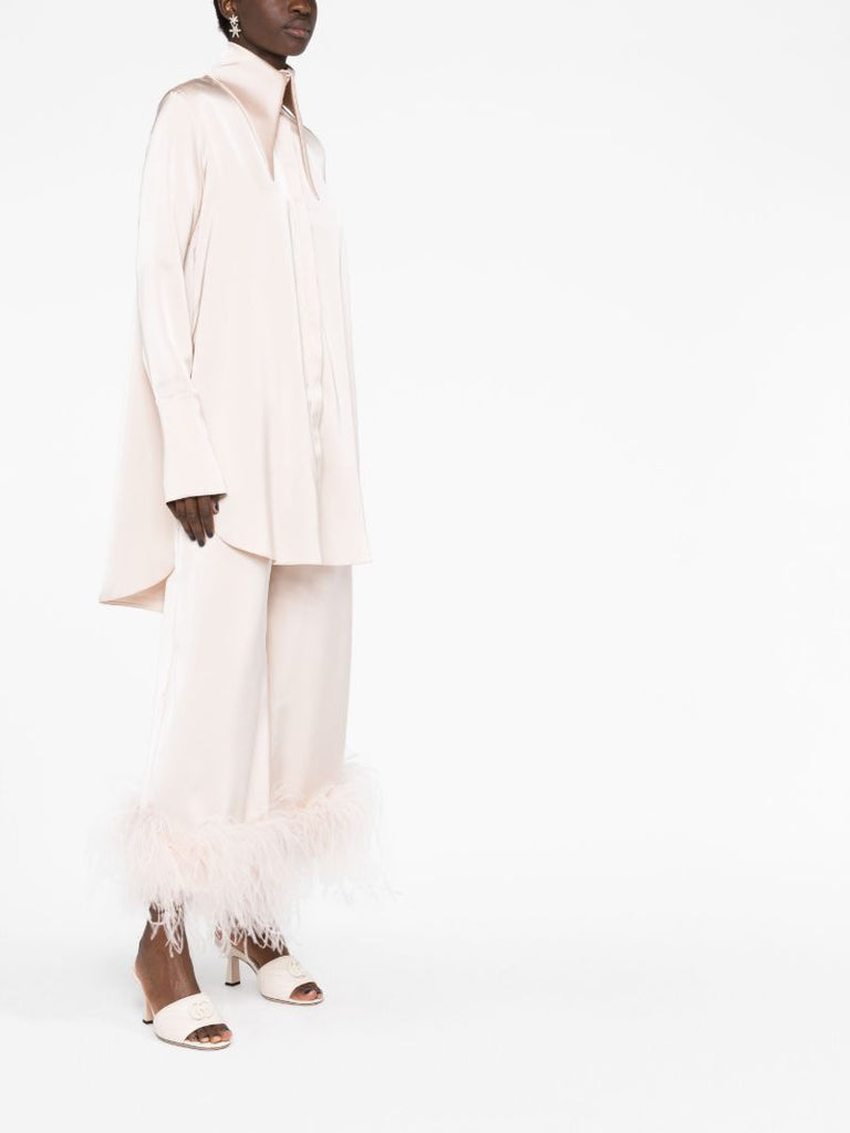 Pink Mandrake Cropped Trousers