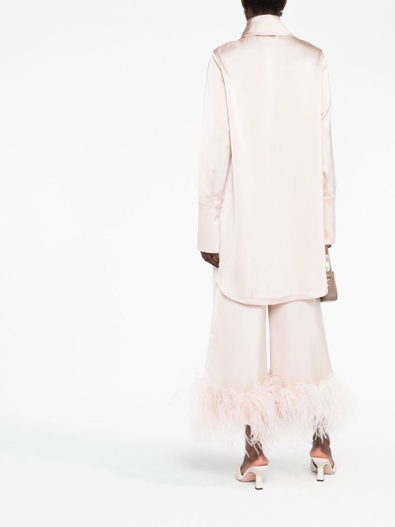 Pink Mandrake Cropped Trousers