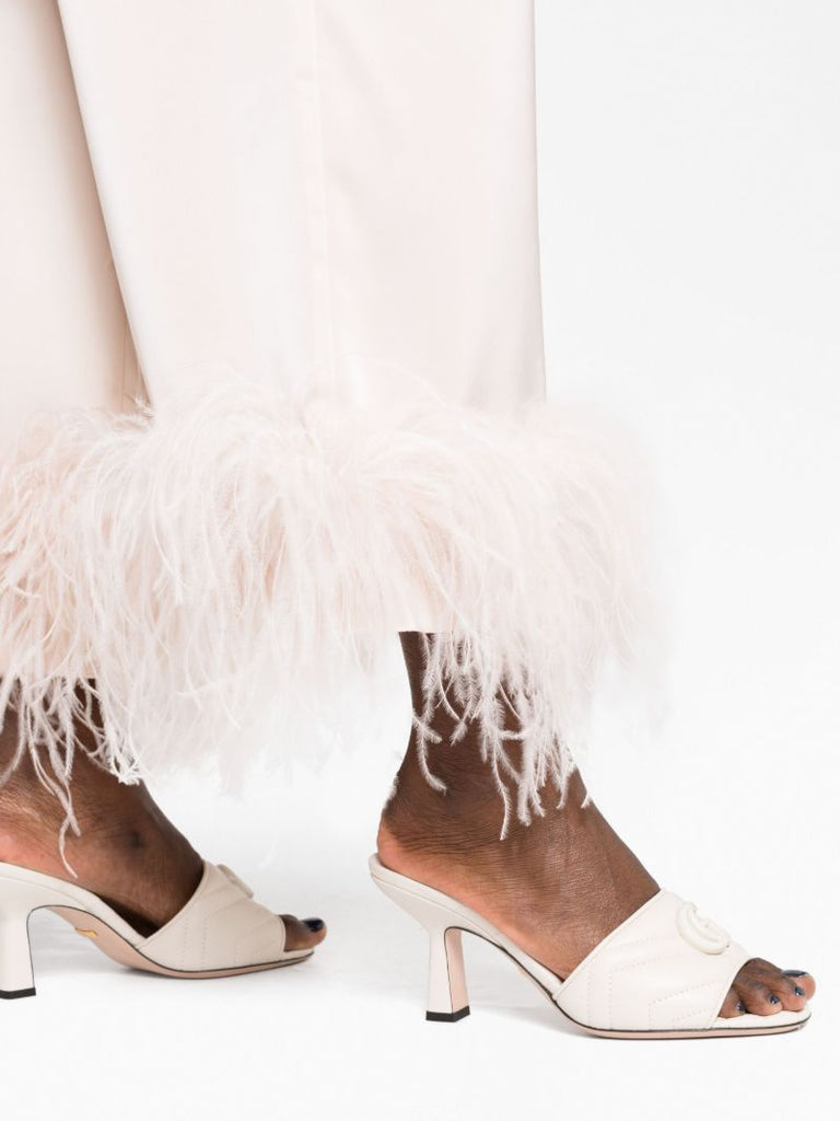 Pink Mandrake Cropped Trousers