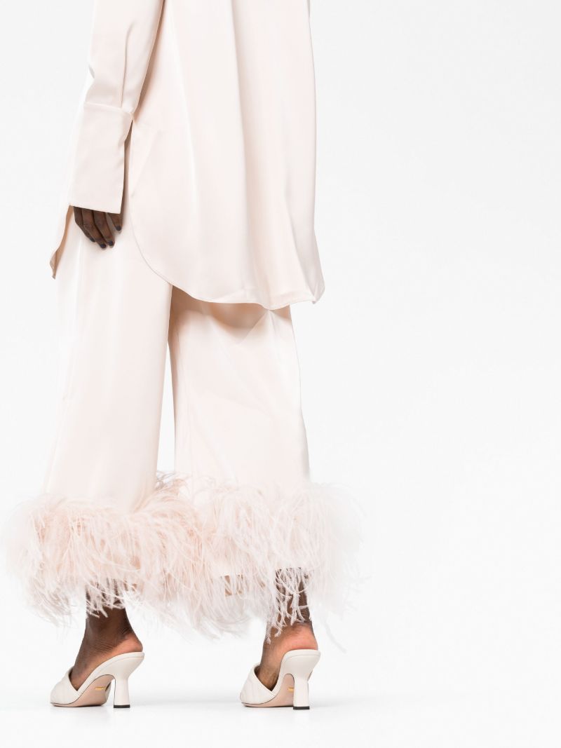 Pink Mandrake Cropped Trousers