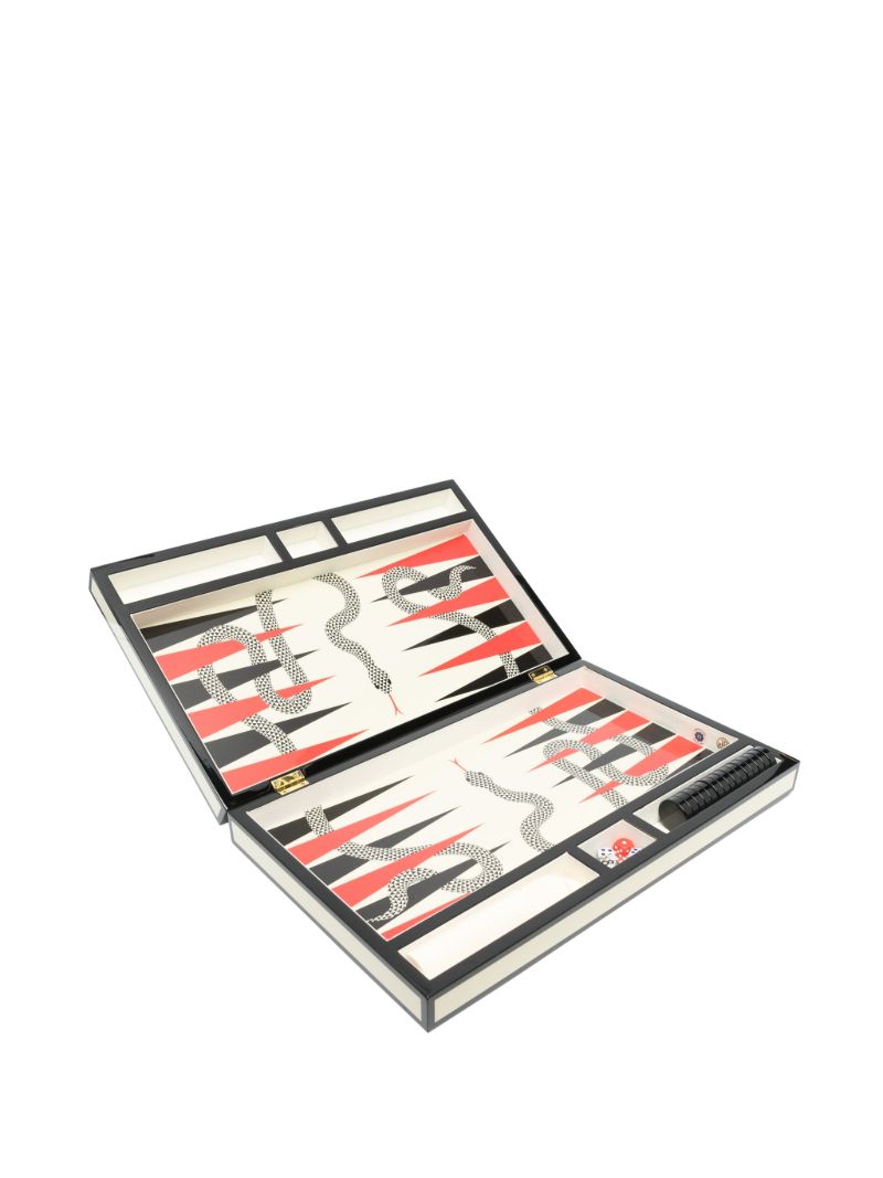 White Eden Backgammon Set