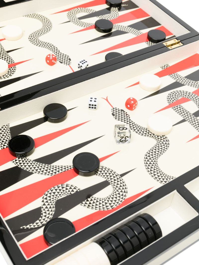 White Eden Backgammon Set