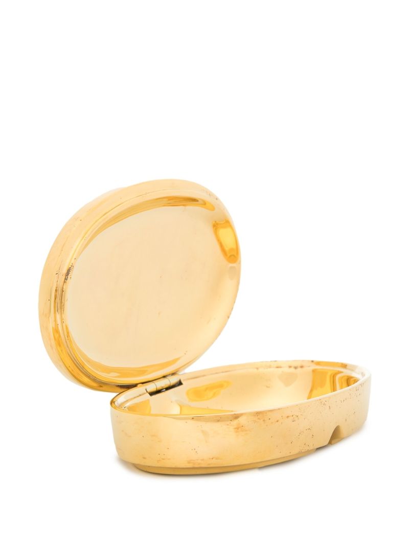 Gold-tone Xanax Pill Box