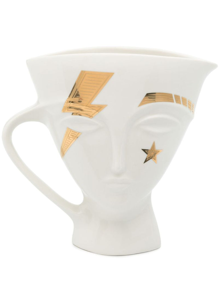 White Gilded Giuliette Porcelain Pitcher