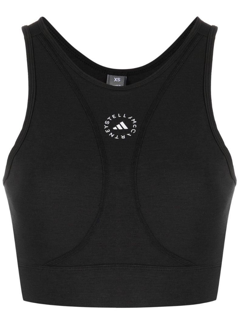 Black Truestrength Yoga Crop Top