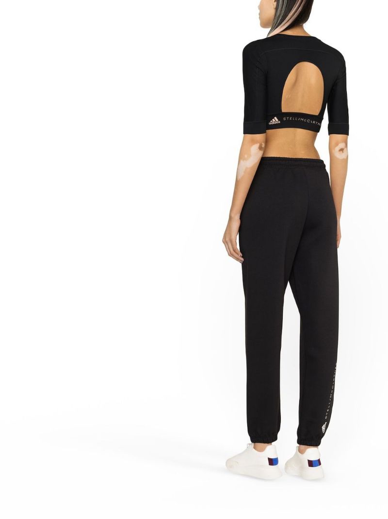 Black Logo-print Track Pants