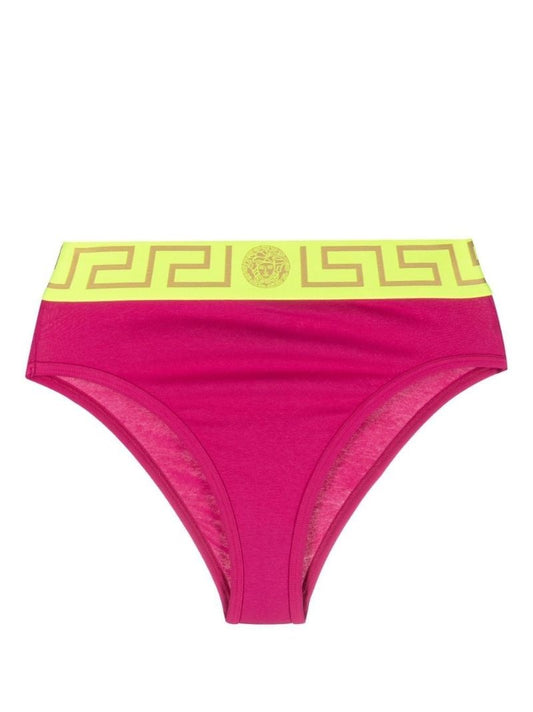 Pink Greca-jacquard Briefs