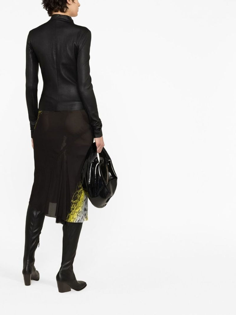 Black Gary Leather Jacket