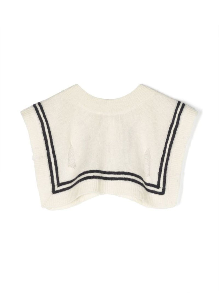 Neutral Distressed Sailor Collar