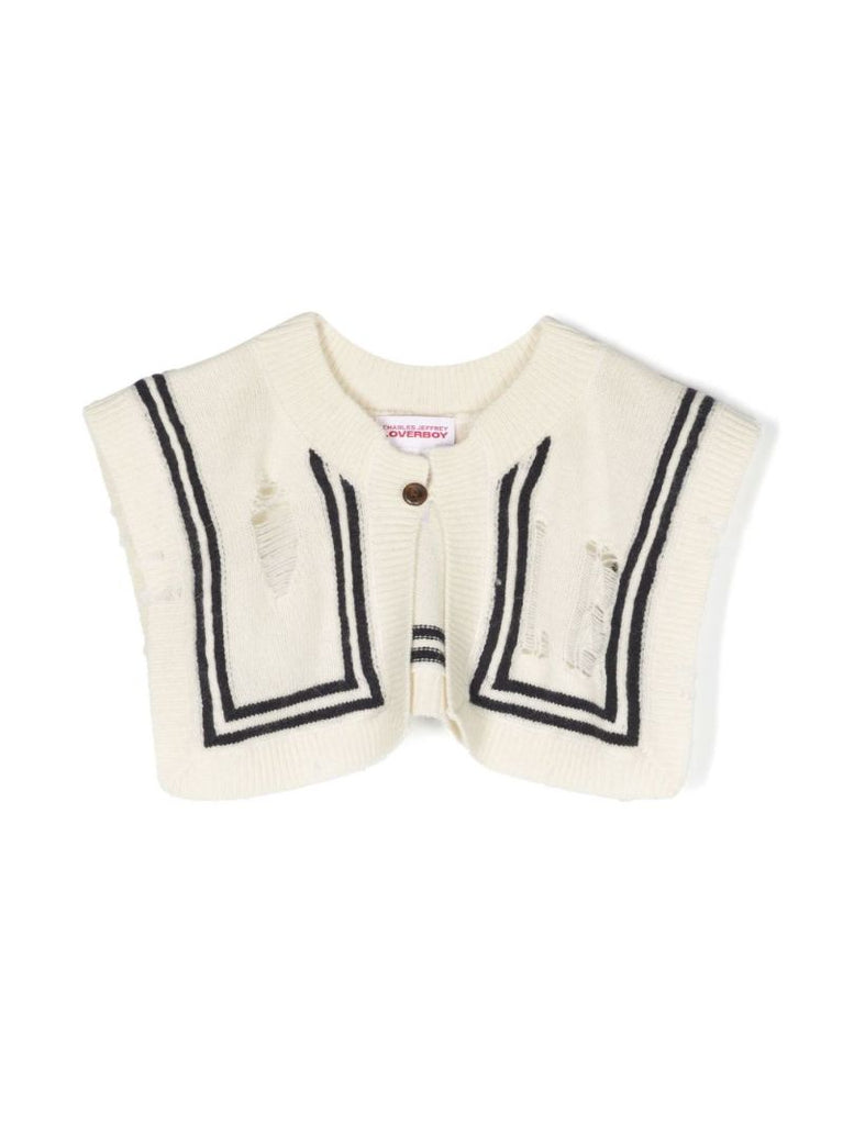 Neutral Distressed Sailor Collar