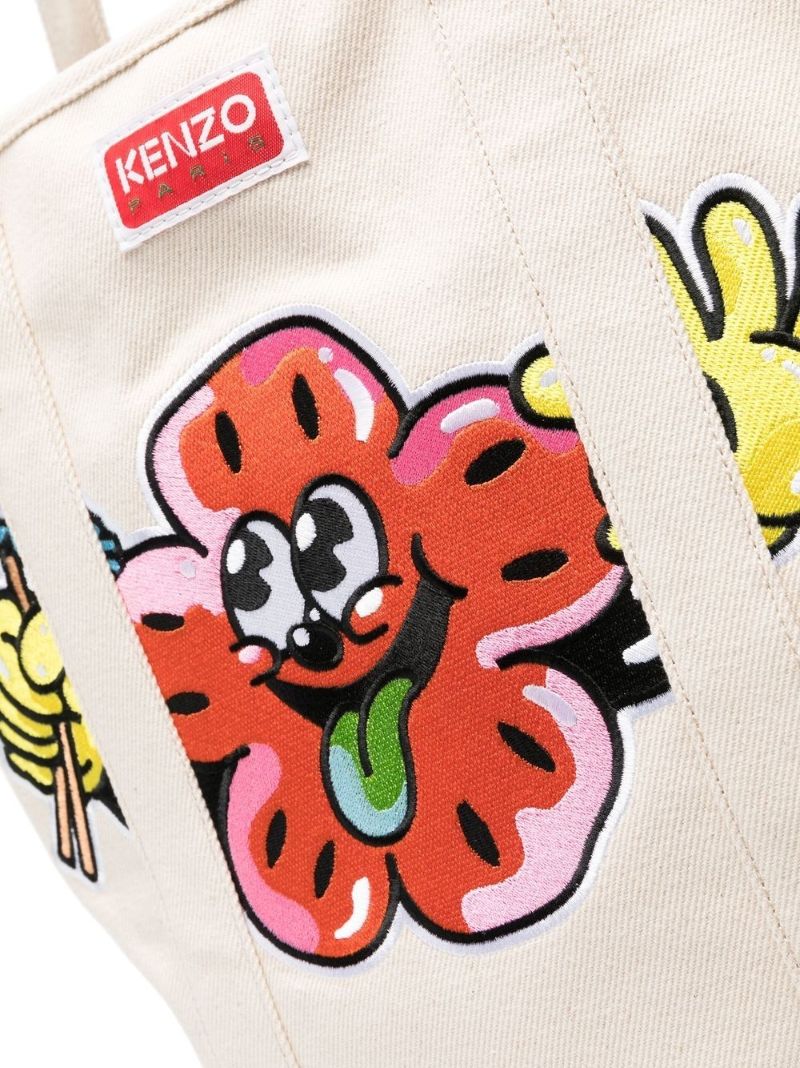 Ecru Boke Boy Tote Bag