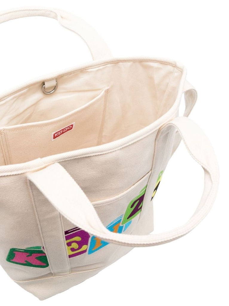 Ecru Boke Boy Tote Bag
