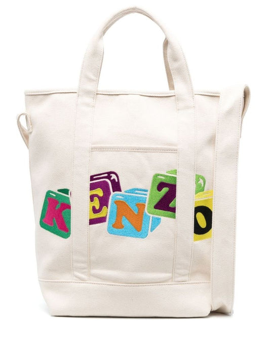 Ecru Boke Boy Tote Bag