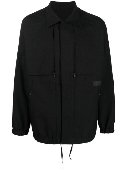 Black Sport Uniform Coach Jacket