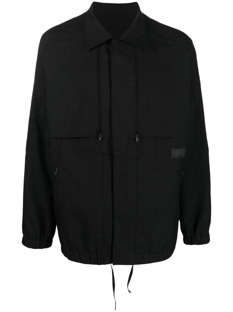 Black Sport Uniform Coach Jacket