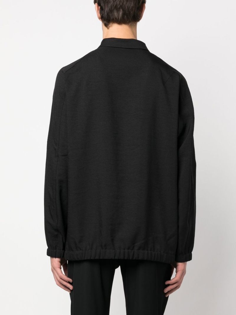 Black Sport Uniform Coach Jacket