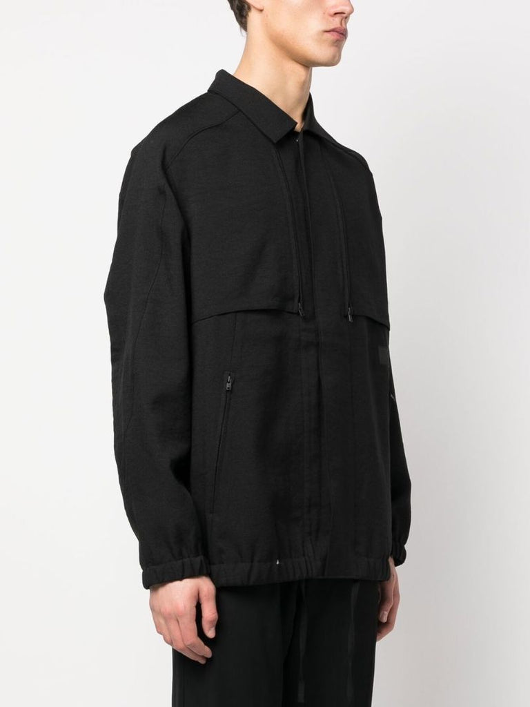 Black Sport Uniform Coach Jacket