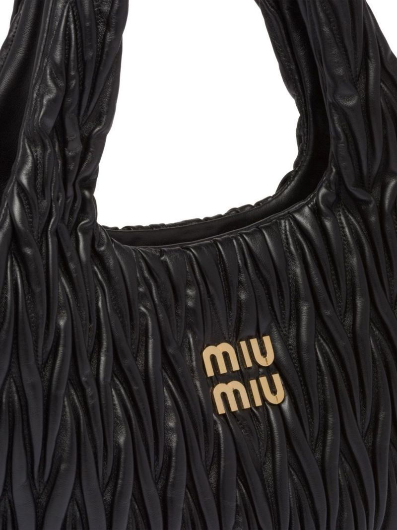 Black Wander Logo Plaque Tote Bag